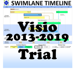 Swimlane Timeline v10 Trial for VISIO 2013-2019